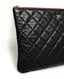 Chanel O Case Black Caviar SHW