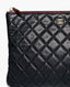 Chanel O Case Black Caviar SHW