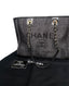 Chanel Deauville Black Cloth Bag Small GHW