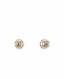 Chanel Earrings CC Pearl and Crystal CHA NEL Logo