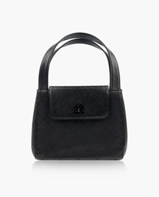 Chanel Around Top Kahva All Black Bag