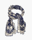 Chanel Scarf White and Blue