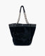 Chanel Cabas CC Logo Tote Black Poulain Leather SHW