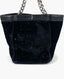 Chanel Cabas CC Logo Tote Black Poulain Leather SHW