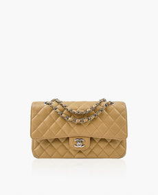 Chanel Timeless Medium Dark Beige Caviar SHW