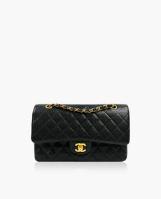 Chanel Timeless Medium Black Caviar 24k GHW