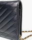 Chanel WOC Chevron Black Lambskin GHW