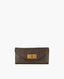 Chloé Leather Sally Continental Wallet Taupe