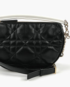 Dior Small Vibe Hobo Bag Black Cannage Lambskin