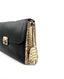 Dior Diorling Large Black Leather Ivory Python Skin Shoulder Bag