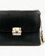 Dior Diorling Large Black Leather Ivory Python Skin Shoulder Bag