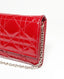 Dior Red Cannage Patent Leather Lady Dior WOC