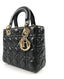 Lady Dior Small Black Lambskin My ABC Dior Bag