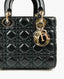 Lady Dior Small Black Lambskin My ABC Dior Bag