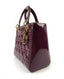 Dior Lady Medium Purple Patent Cannage Calfskin