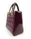 Dior Lady Medium Purple Patent Cannage Calfskin