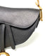 Dior Saddle Bag Black Grained Calfskin