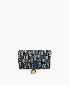 Dior Satulavyö Pochette Jacquard Oblique Blue