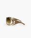 Dior Vintage Gold Mask Sunglasses