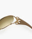 Dior Vintage Gold Mask Sunglasses