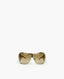 Dior Vintage Gold Mask Sunglasses