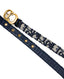 Dior Saddle Belt Blue Dior Oblique Jacquard 80