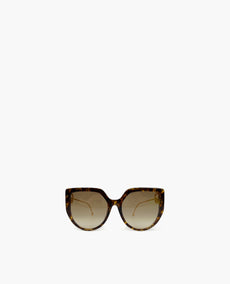 Fendi FF Monogram Oversized Square Sunglasses