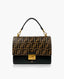 Fendi Kan I Black Leather Bag