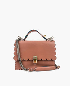 Fendi Kan I Pink Leather Bag