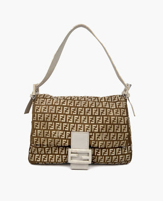 Fendi Zucchino Mama Forever Beige -olkalaukku