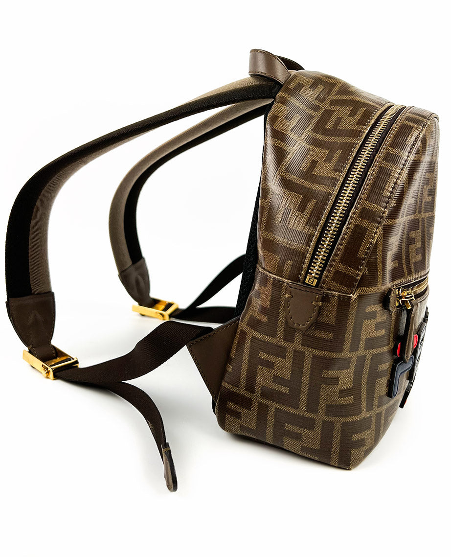 fendi mini backpack size Fendi Brown Mini Fendi Mania Backpack – Luxury Helsinki