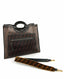 Fendi Runaway Shopper Tote in Brown