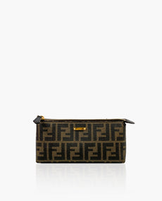 Fendi Brown Zucca Beauty Case