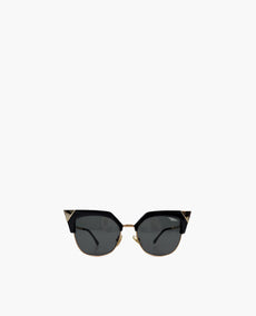 Fendi Cat Eye Frame Black Sunglasses