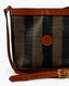 Fendi Vintage Shoulder Bag Striped Fendi Pequin