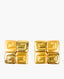 Givenchy Vintage Square Gold-Tone Clip-On Earrings