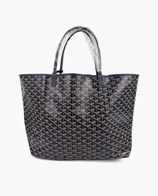 Goyard Saint Louis Tote Goyardine GM Tummansininen