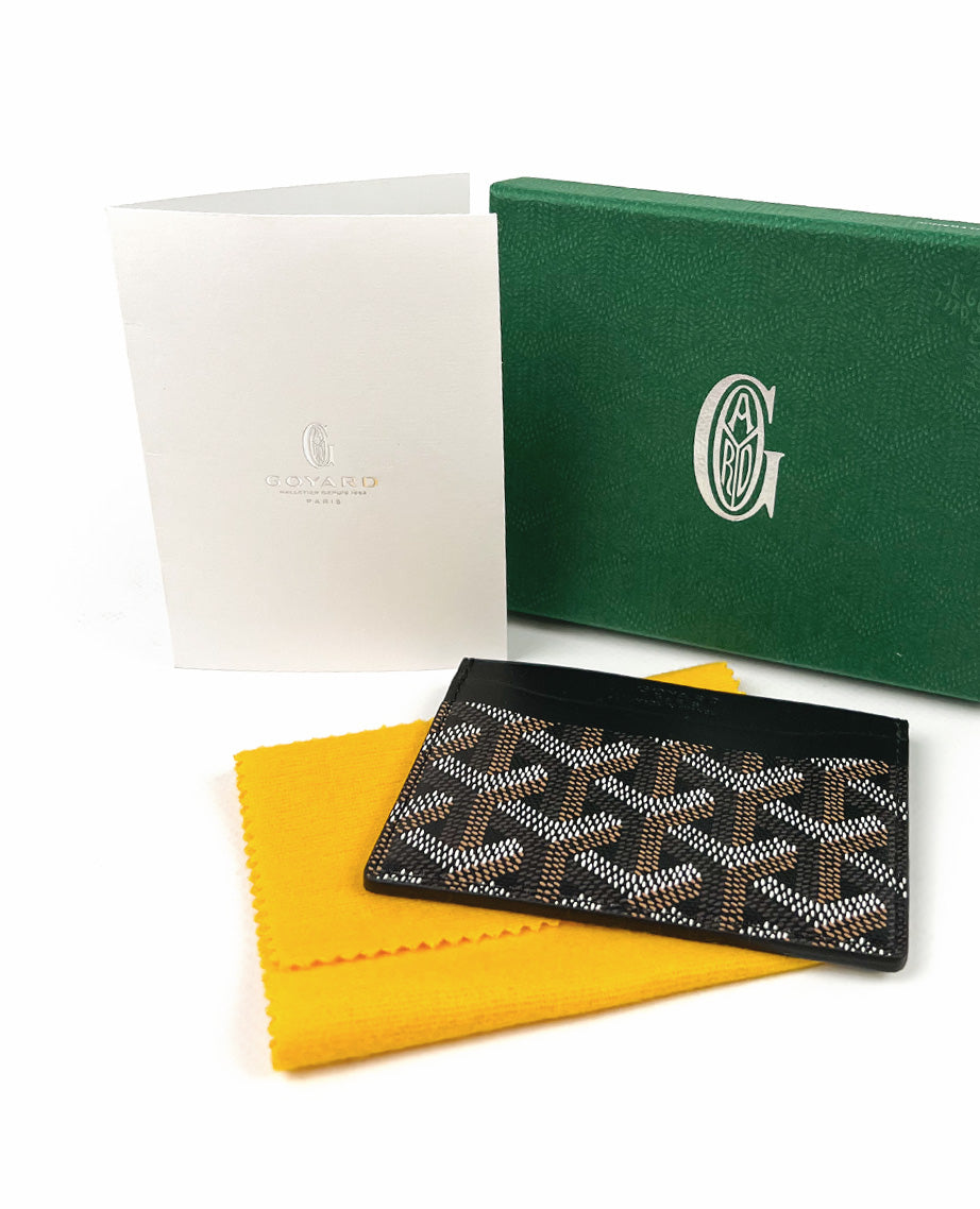 Custom Wallet Goyard Id Card Holder Gift Photo One Touch Magnetic