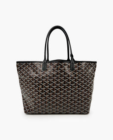 Goyard Saint Louis Tote Goyardine PM Black