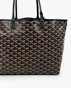 Goyard Saint Louis Tote Goyardine PM Black