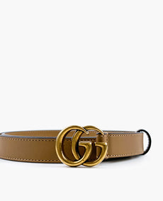 Gucci GG Marmont Belt Beige 80