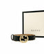 Gucci Interlocking Blondie Black Belt 85