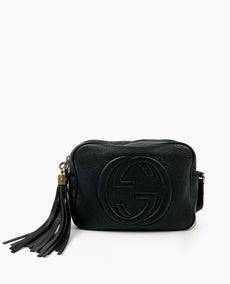 Gucci Soho Leather Disco -musta laukku