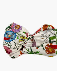 Gucci Flora Print silkkipääpanta