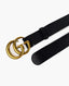 Gucci GG Gold Marmont Belt Black 90