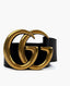 Gucci GG Gold Marmont Belt Black 90