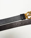 Gucci GG Marmont Reversible Belt 80 Black and Dark Brown