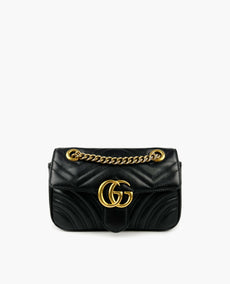 Gucci GG Marmont Mini musta olkalaukku