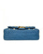 Gucci Blue Matelasse Denim Pearl Embellished GG Marmont Shoulder Bag