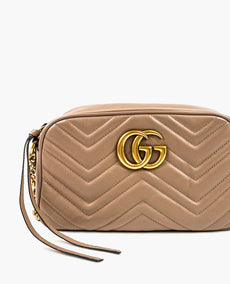 Gucci GG Marmont Pieni Matelassé Olkalaukku Dusty Pink